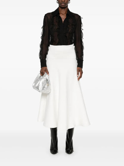 Floral-Embroidered Blouse