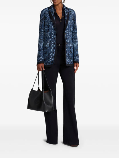 Printed Reversible Blazer