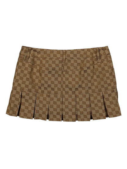 Logo-Jacquard Mini Skirt