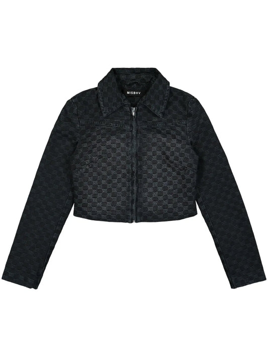 Jacquard Cropped Jacket