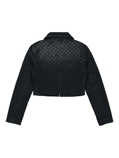 Jacquard Cropped Jacket