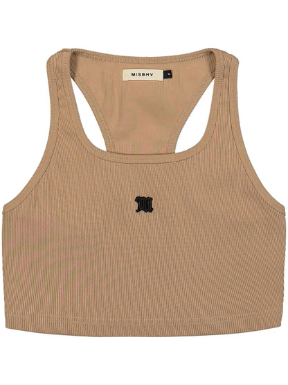 Cropped M-Patch Tank Top