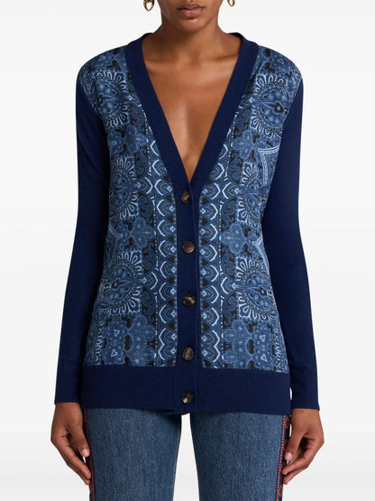 Panelled Cardigan