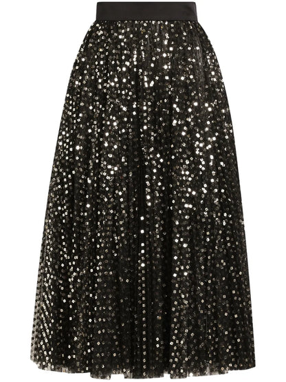 Sequin-Embellished Skirt