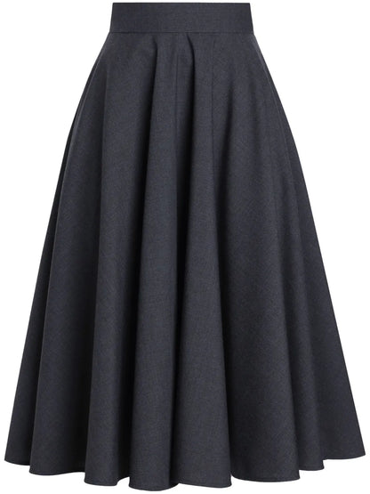 Pleated Midi Skirt