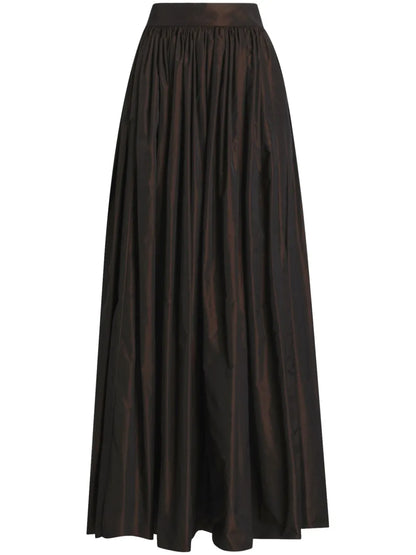 Iridescent-Effect Maxi Skirt