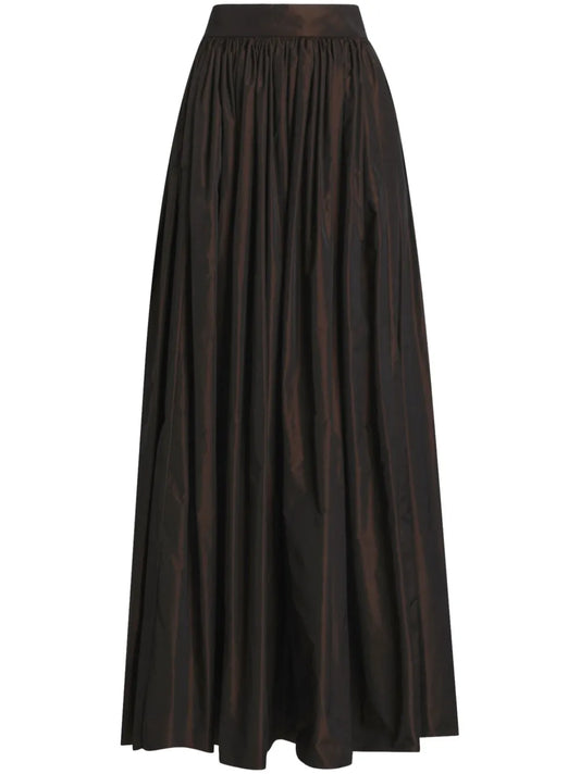 Iridescent-Effect Maxi Skirt