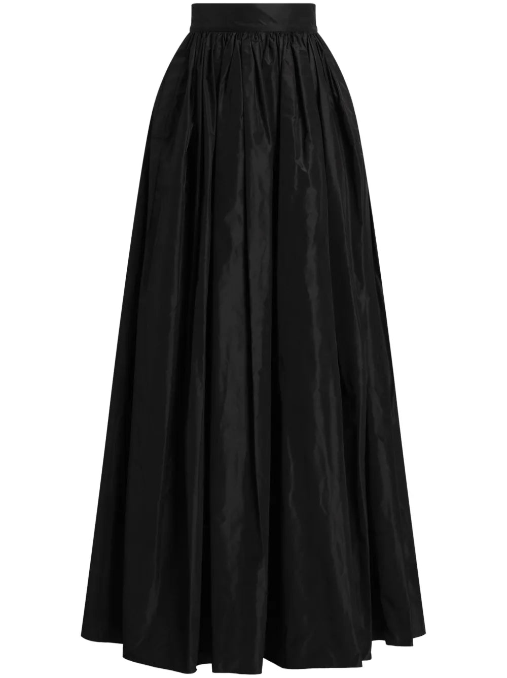 Taffeta Circle Maxi Skirt