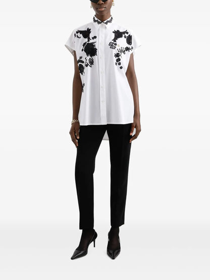 Lace-Detail Shirt