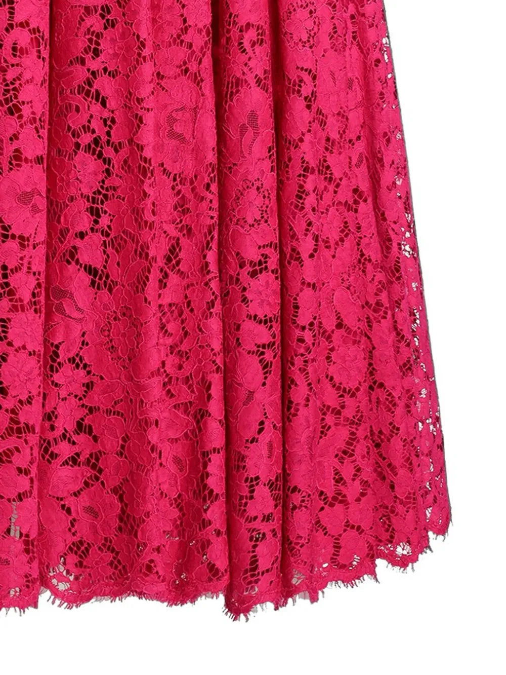 Lace-Appliqué Dress