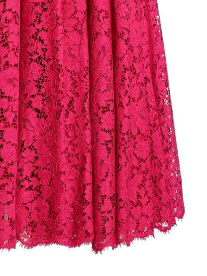 Lace-Appliqué Dress