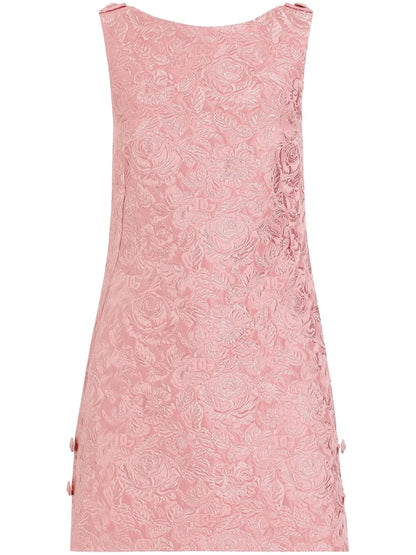 Brocade Mini Dress