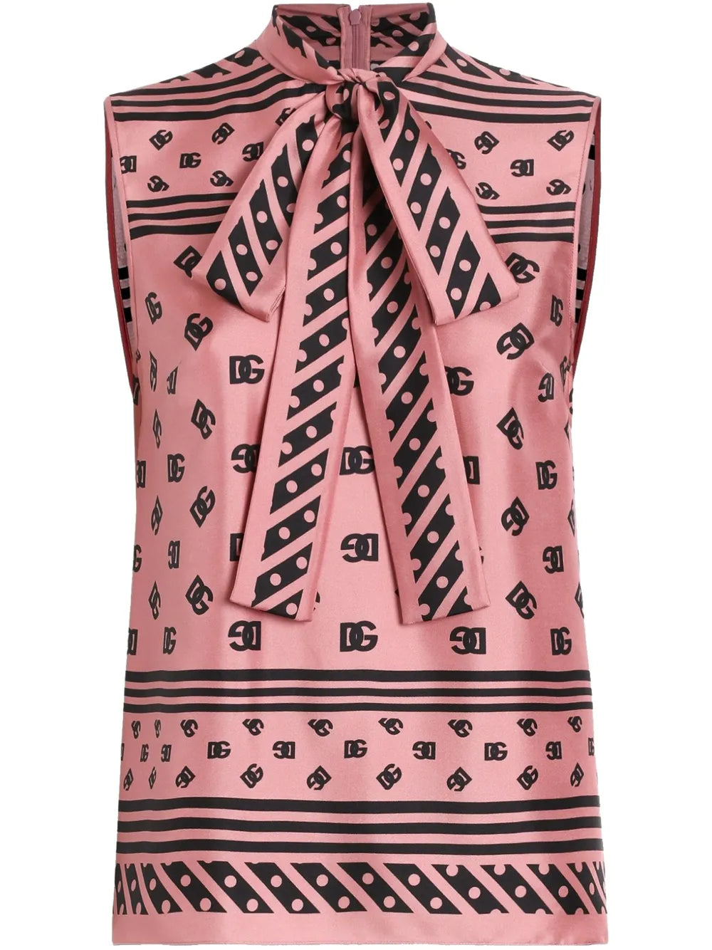 Logo-Print Blouse