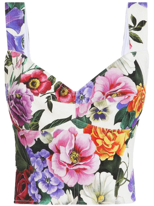 Floral-Print Top