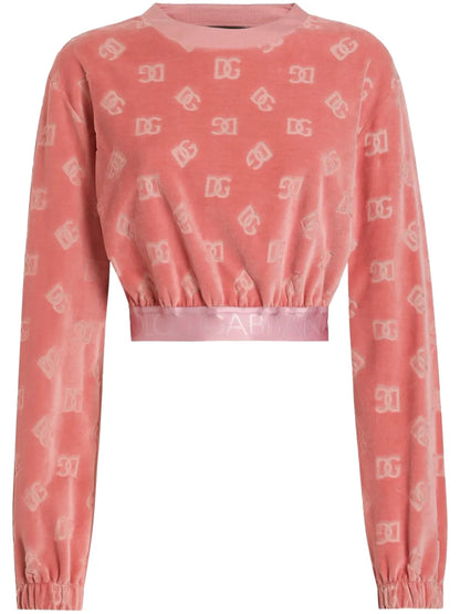 Monogram-Jacquard Sweatshirt