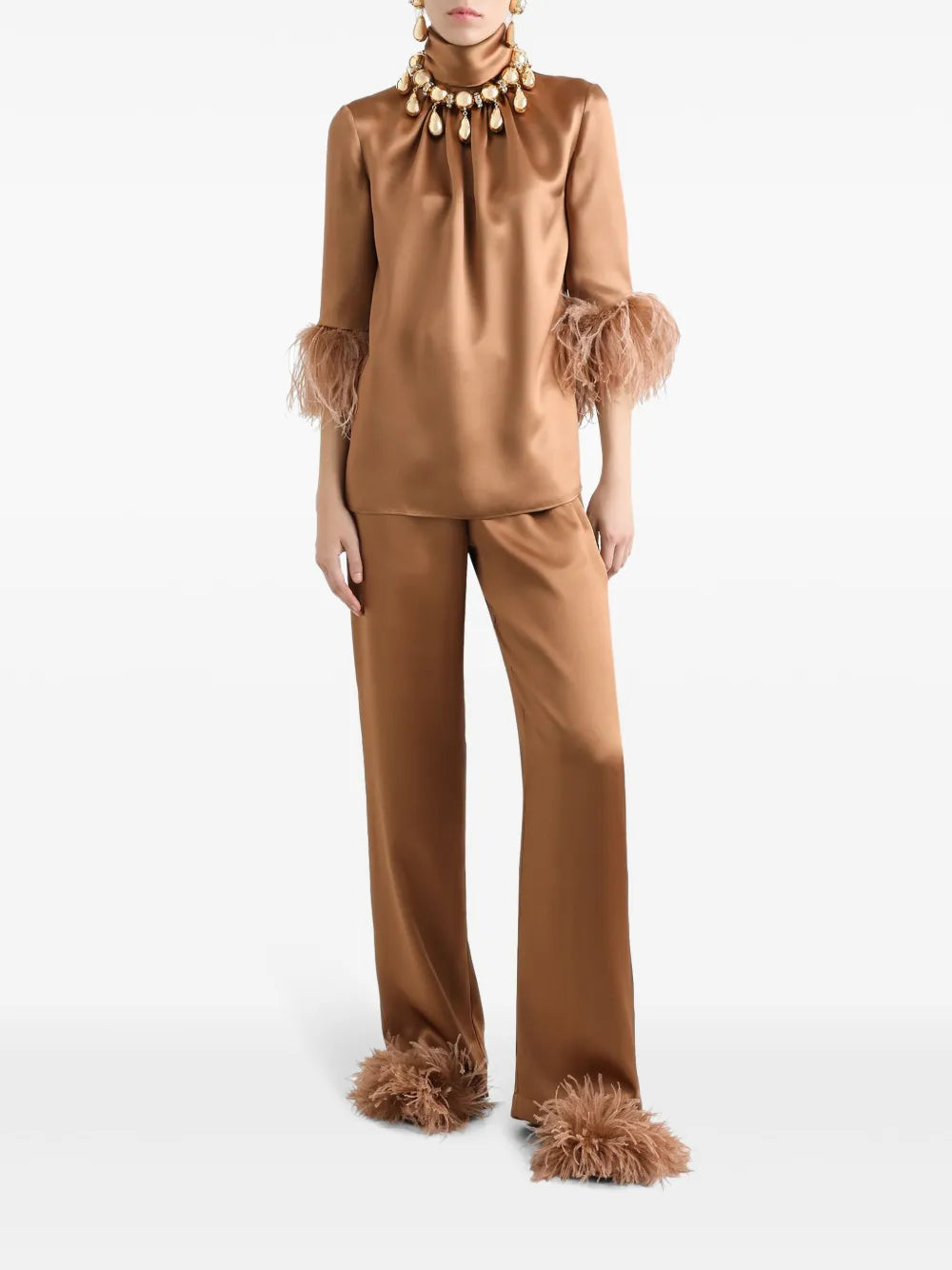 Straight-Leg Trousers