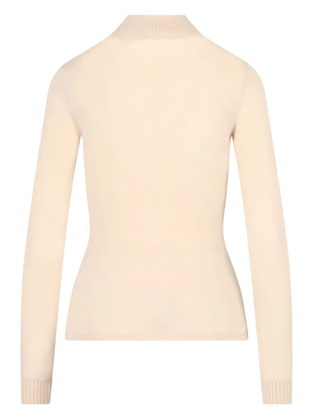 Logo-Patch Roll-Neck Top