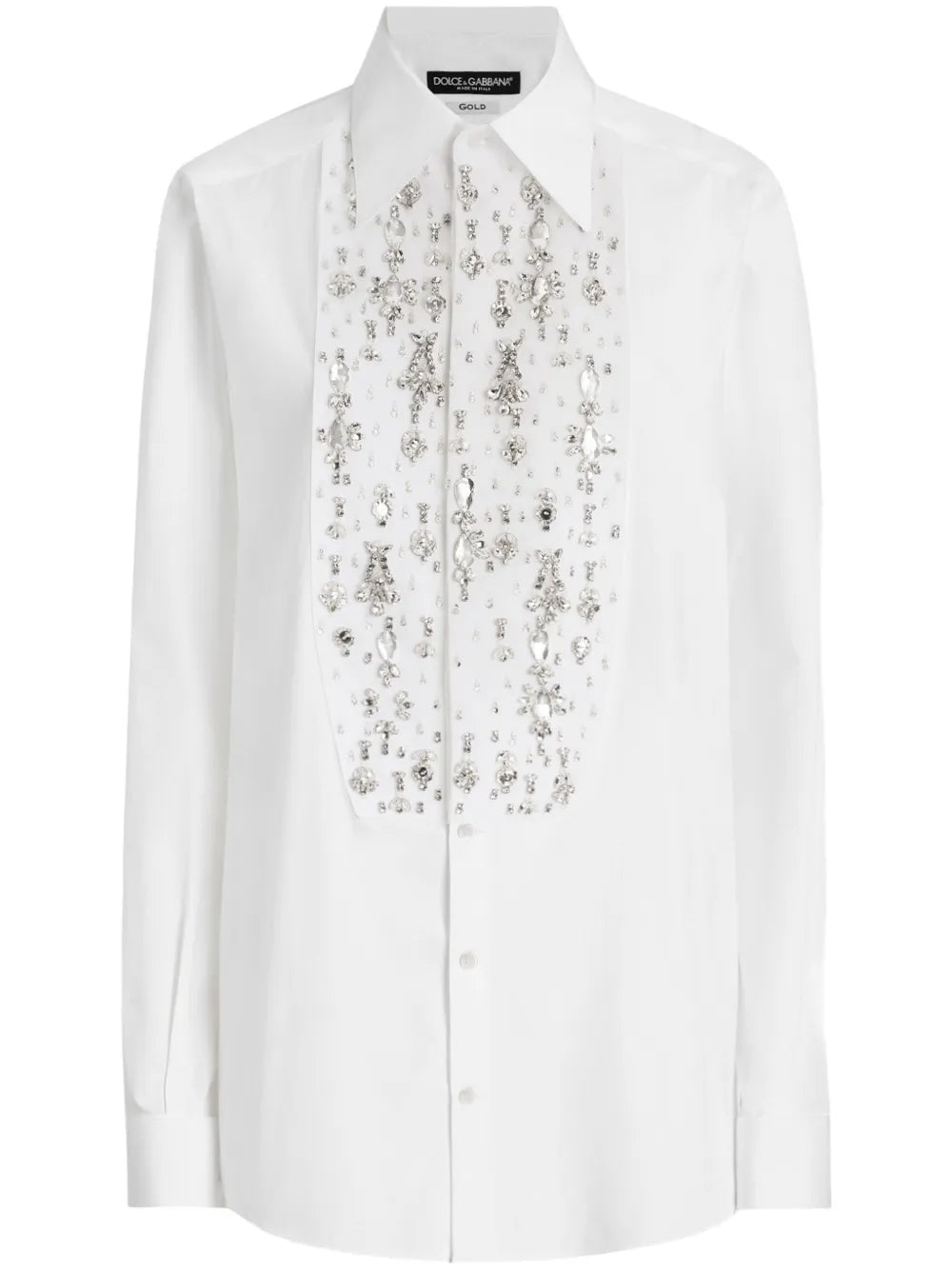 Rhinestone-Embellished Shirt