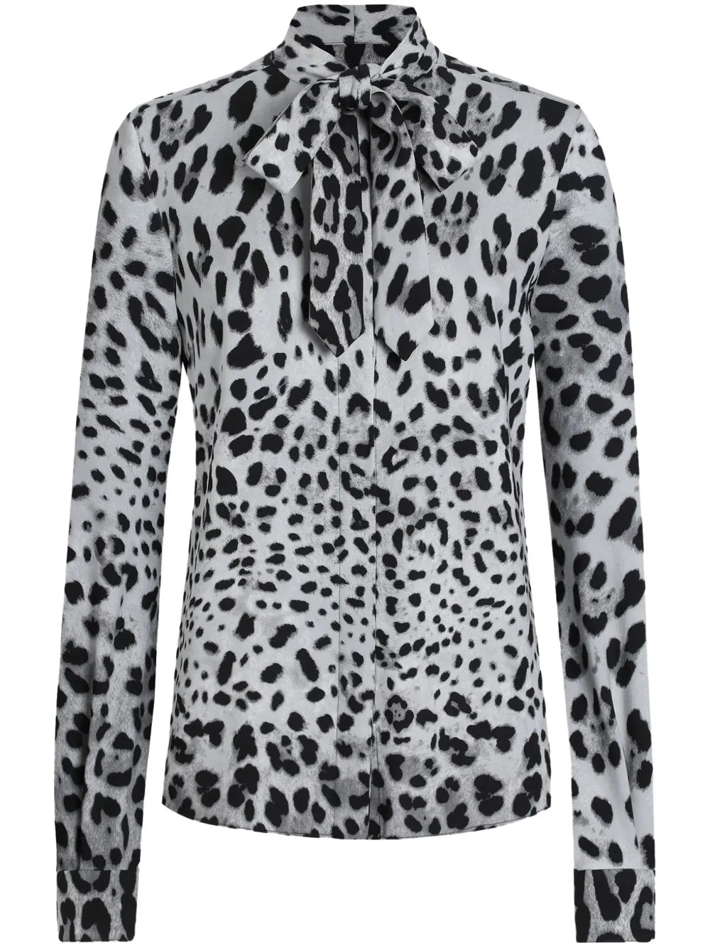 Animal-Print Blouse