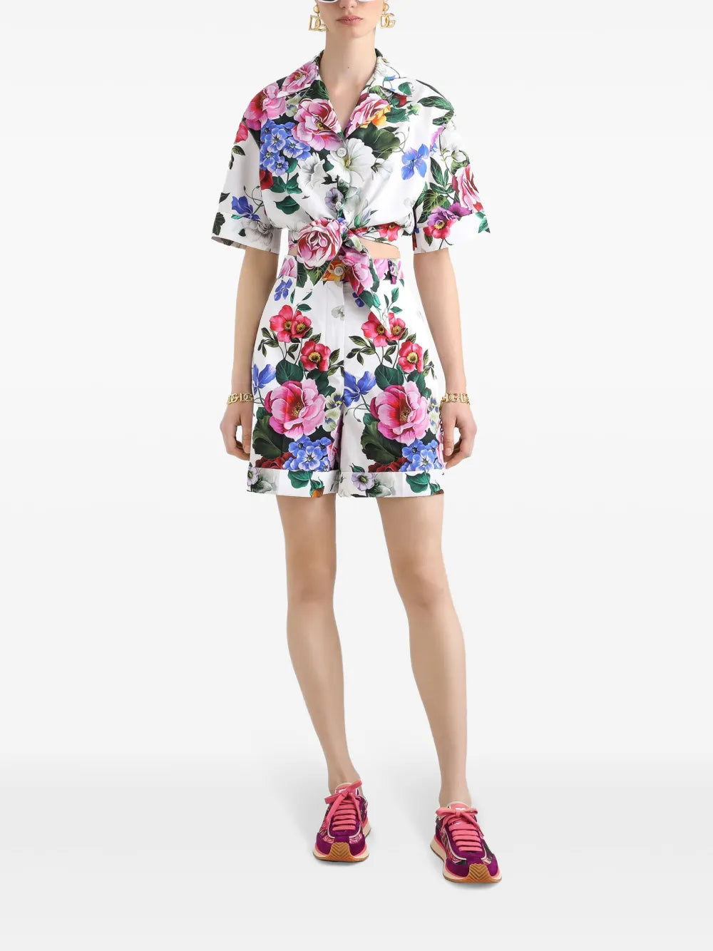 Floral-Print Shirt