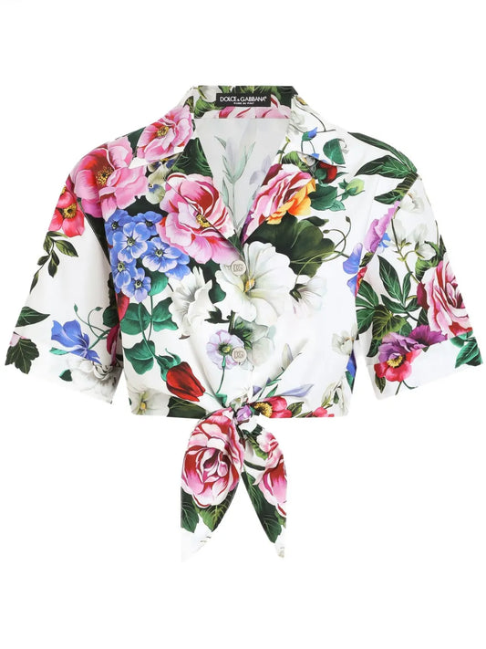 Floral-Print Shirt