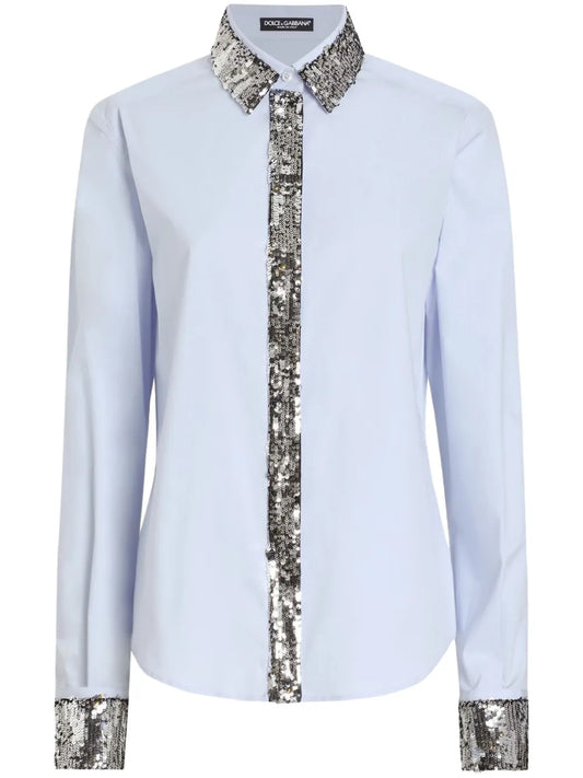 Sequin-Embellished Shirt