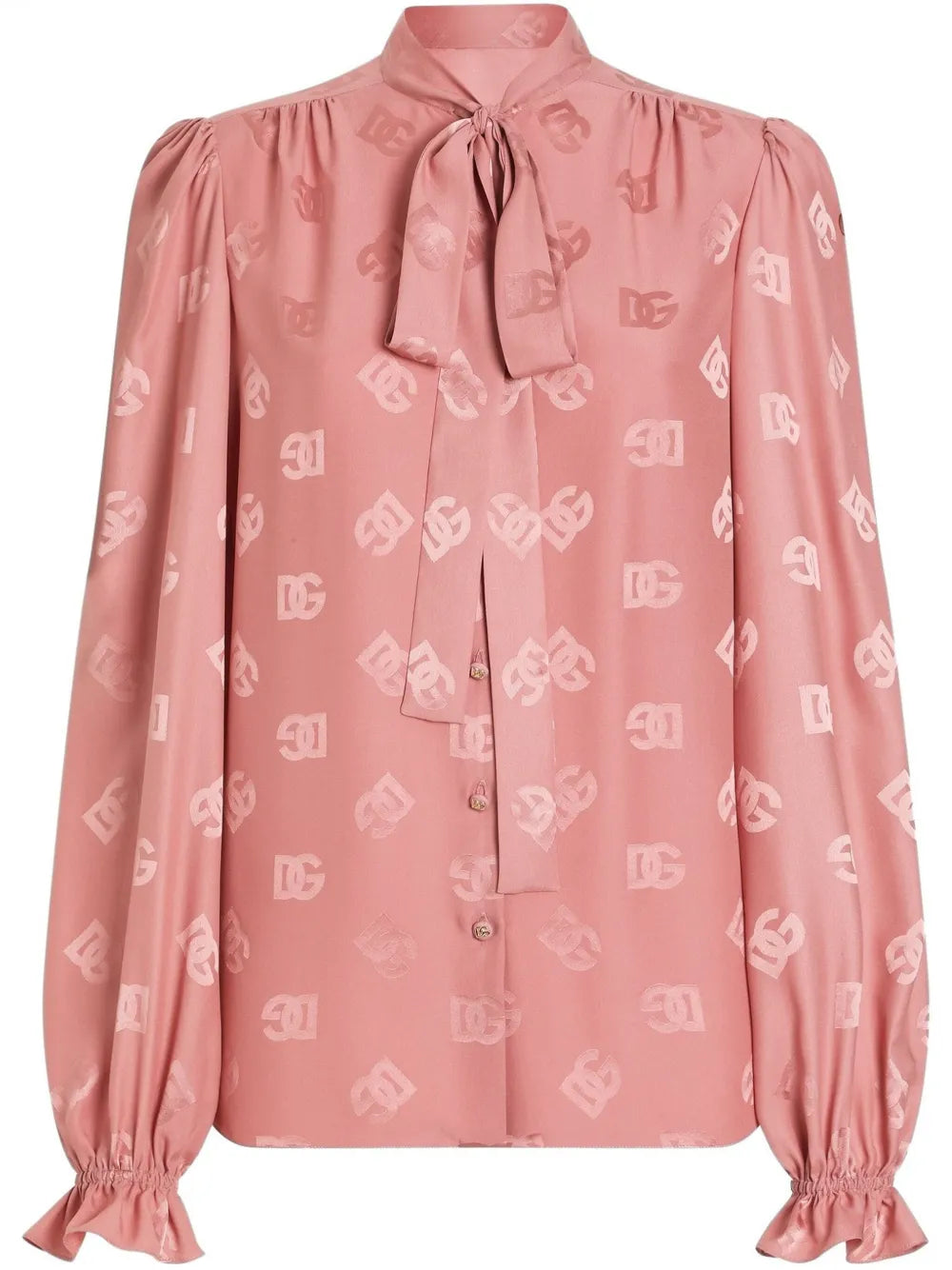 Logo-Print Blouse