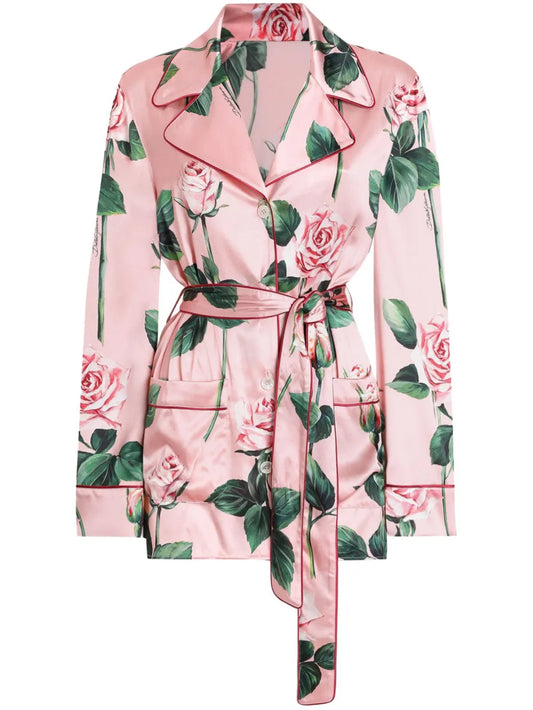 Floral-Print Shirt