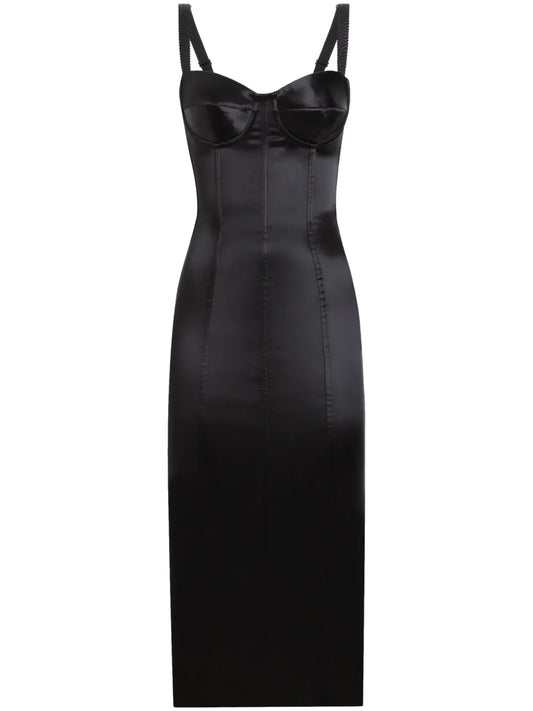 Panelled Midi Dress