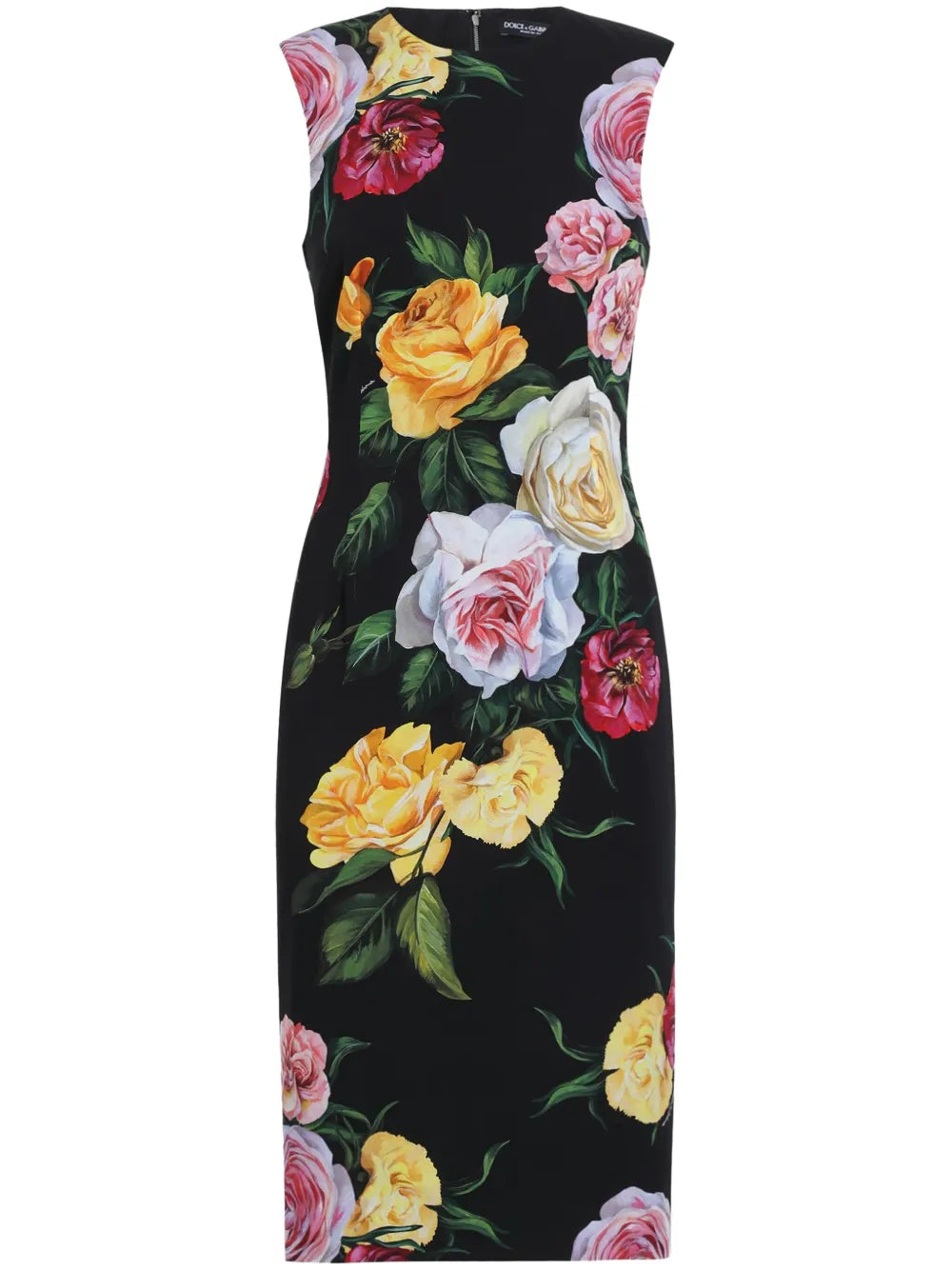 Floral-Print Midi Dress