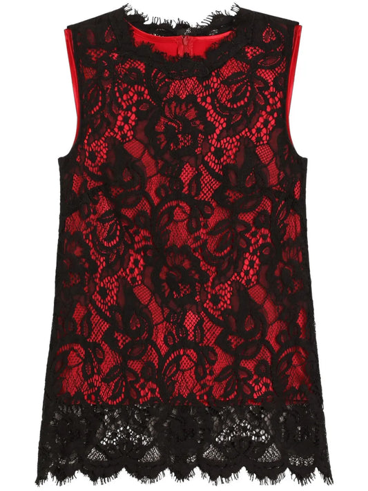 Floral-Lace Top
