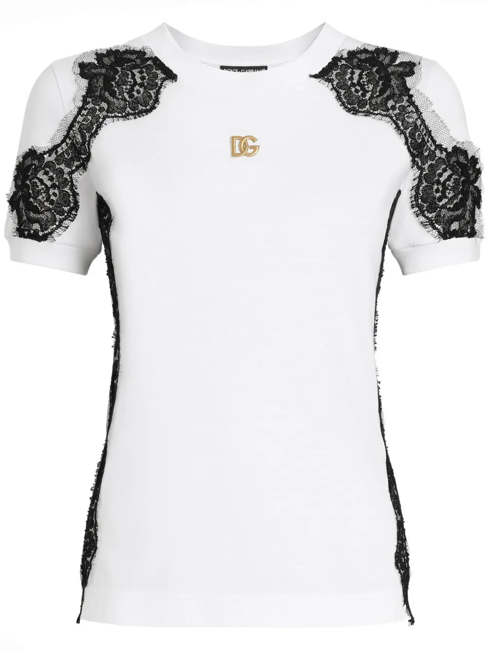Lace-Detailed T-Shirt