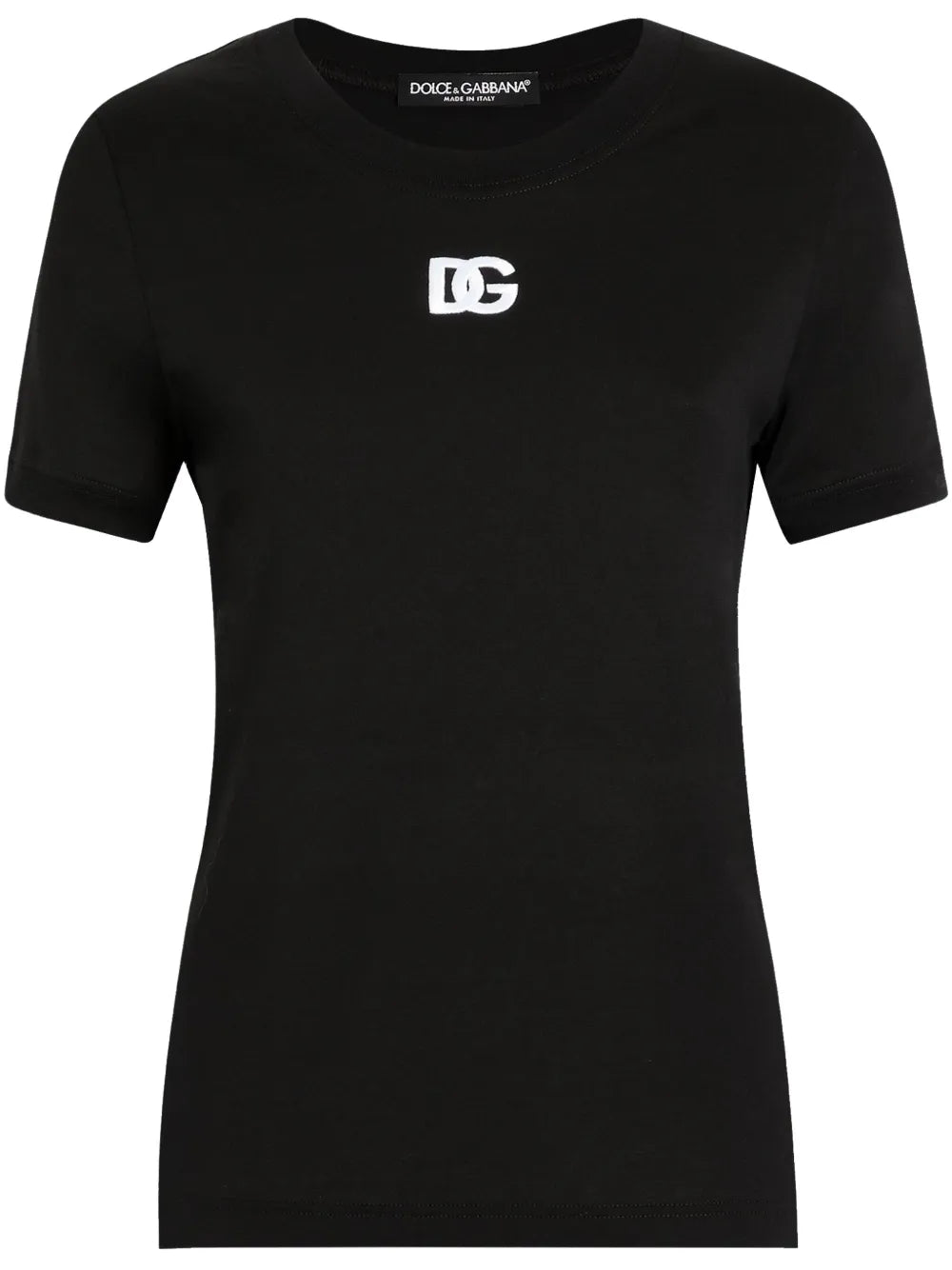 Dg Logo-Embroidered Jersey T-Shirt