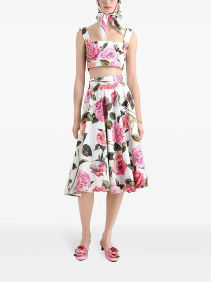 Floral Crop Top
