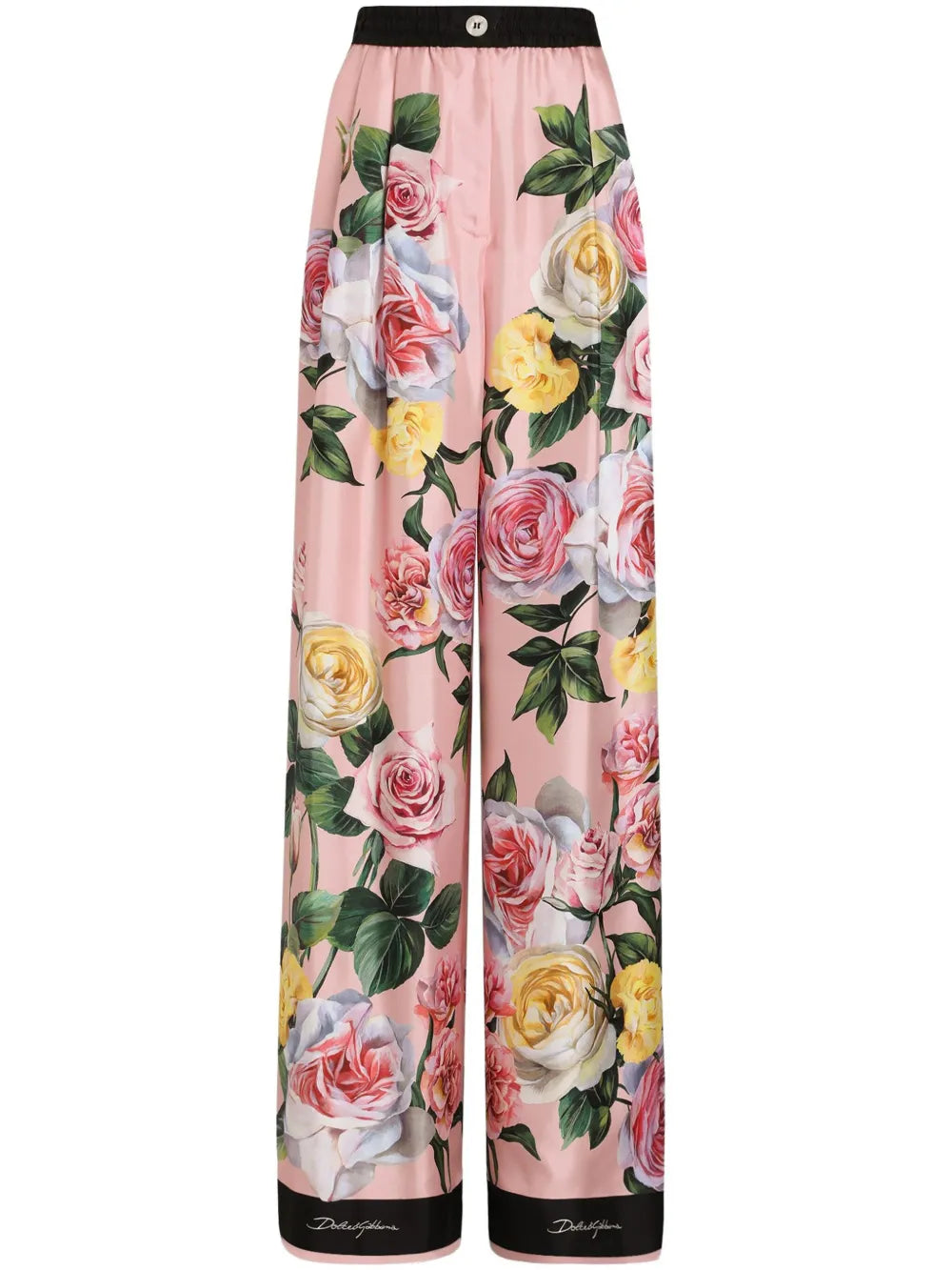 Floral-Print Trousers