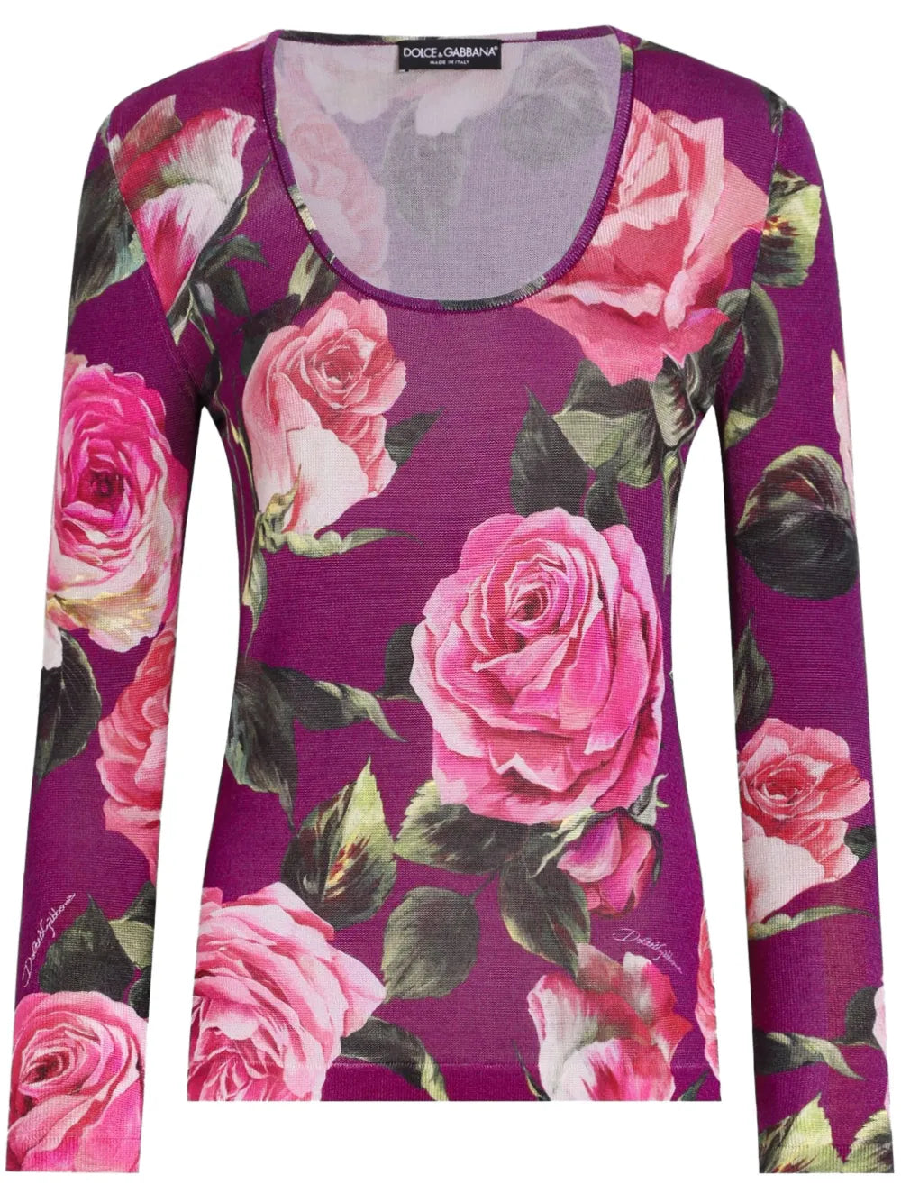 Floral-Print Top