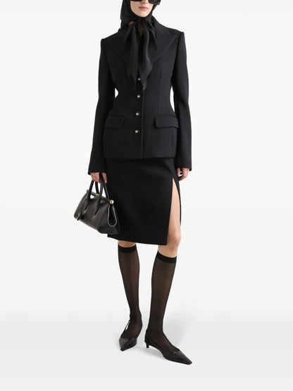 Peak-Lapels Blazer
