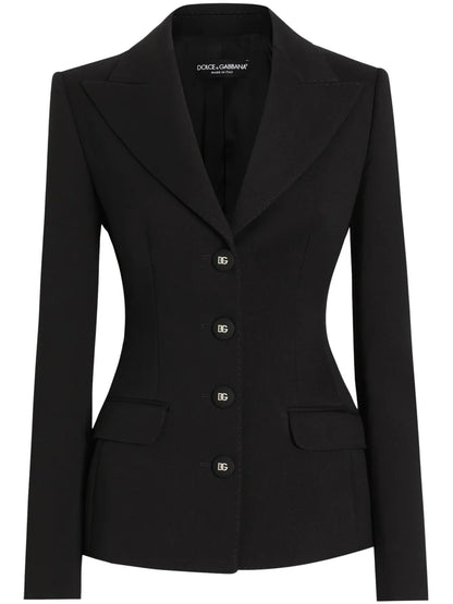 Peak-Lapels Blazer