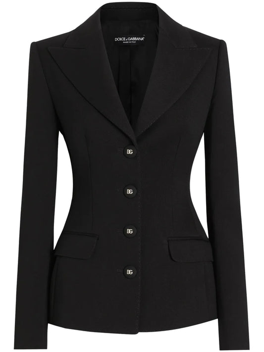 Peak-Lapels Blazer