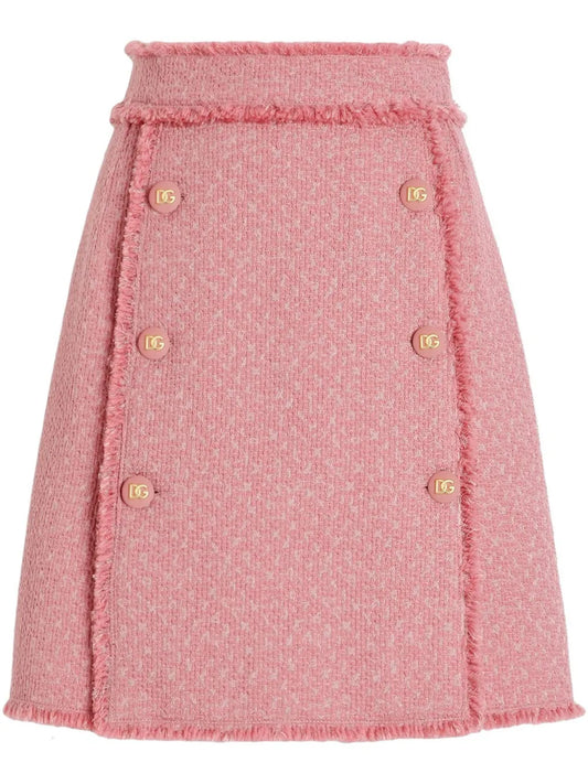 Logo-Engraved Mini Skirt