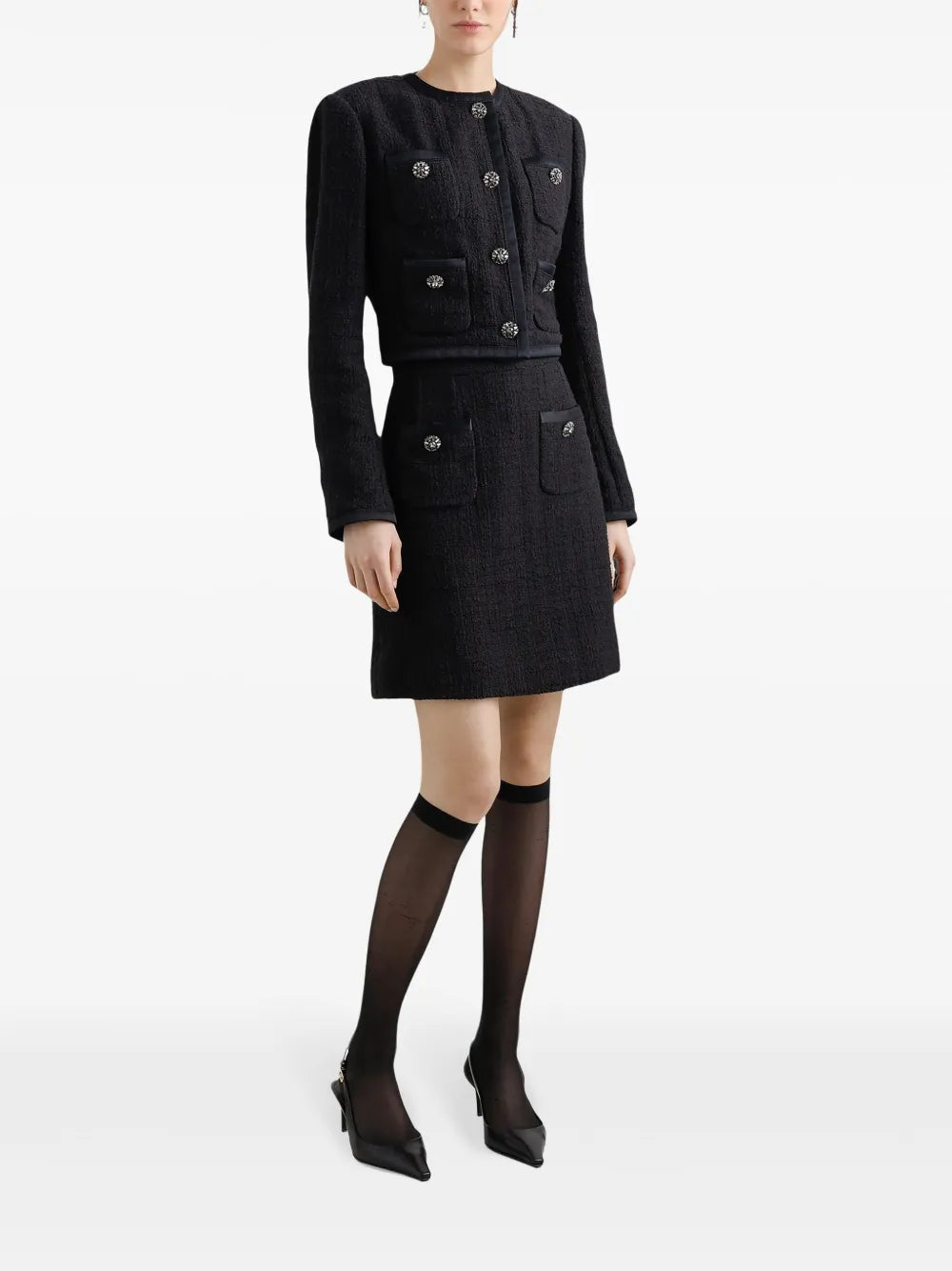 Textured Knit Mini Skirt