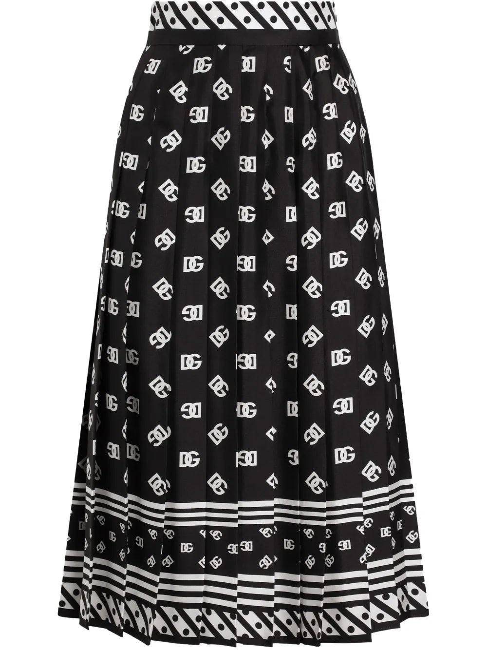 Monogram Midi Skirt