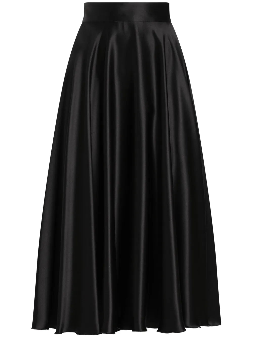 Silk Midi Skirt