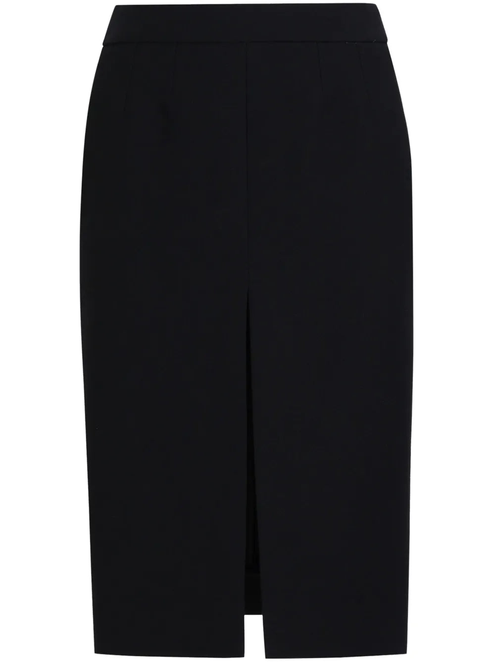 Front-Slit Midi Skirt