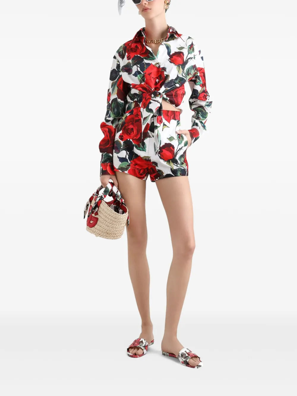 Floral-Print Shirt