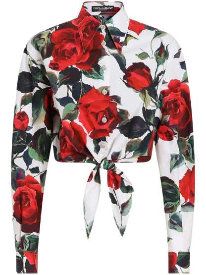 Floral-Print Shirt