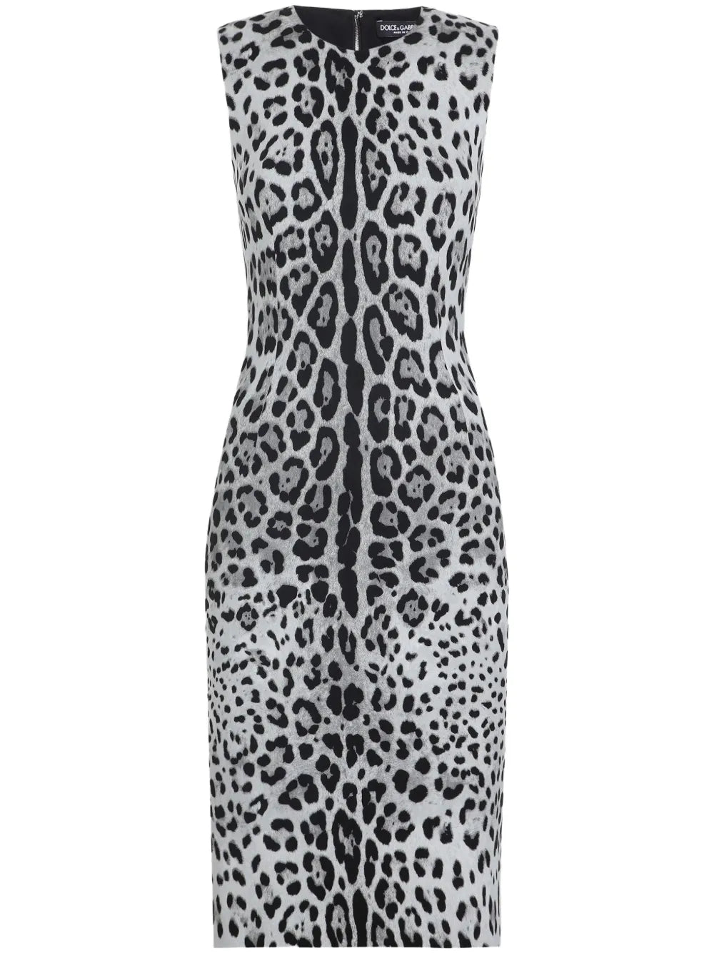 Animal-Print Midi Dress