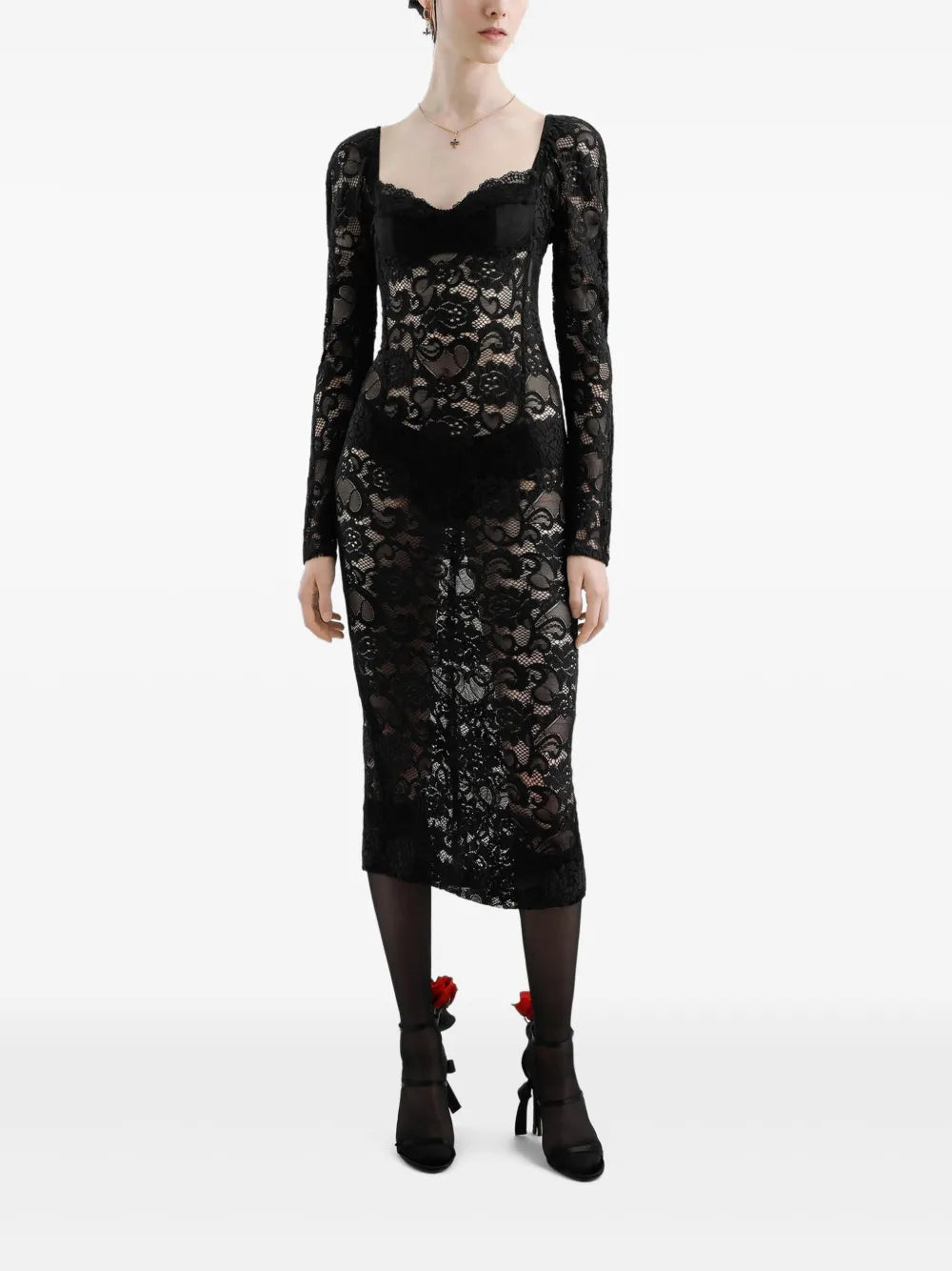Laced Maxi Dress