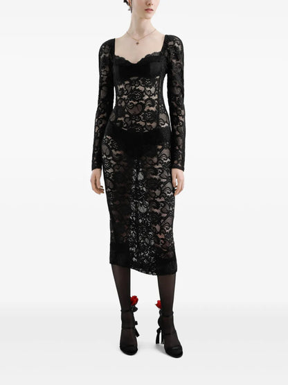 Laced Maxi Dress