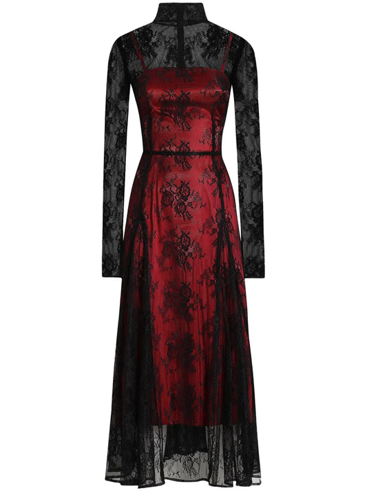 Chantilly Lace Midi Dress